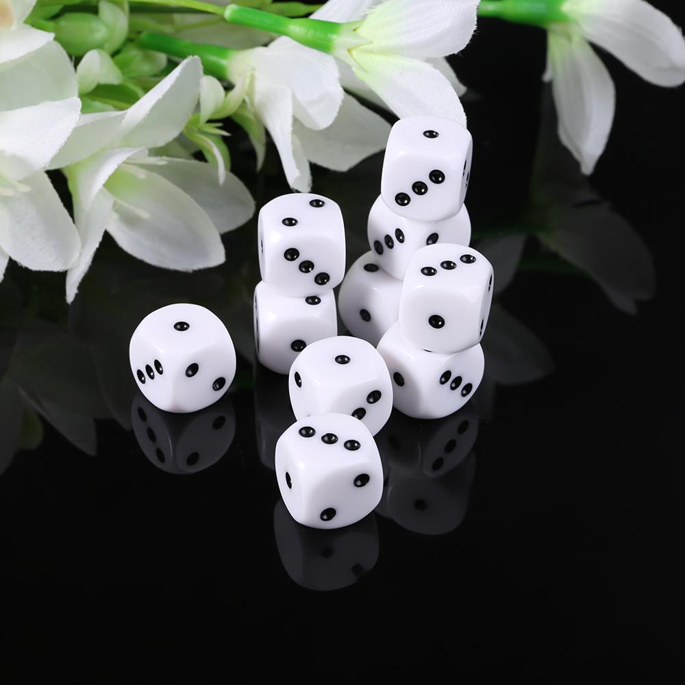 10Stck 16mm D3 Sechs Seitige Würfel Perlen Für RPG Poly Schreibtisch Tisch Spielen Spiele