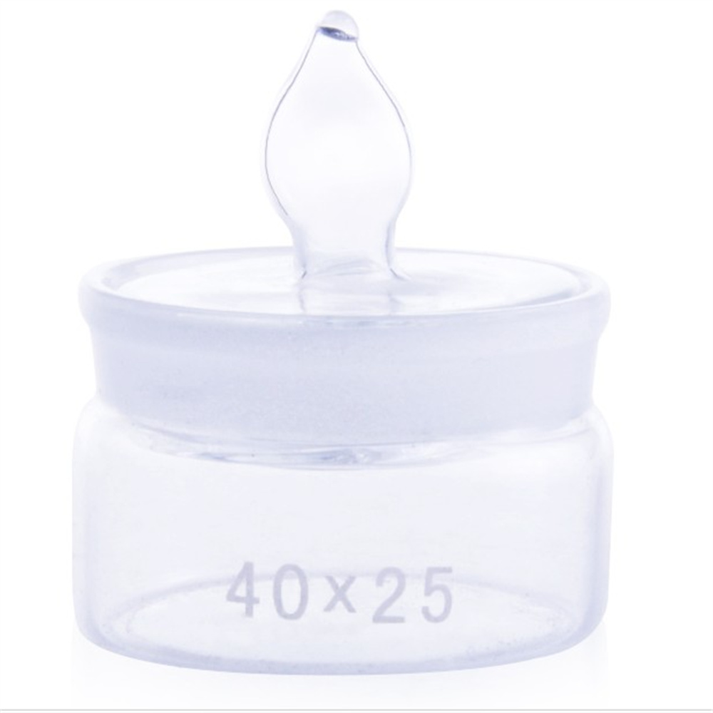 2 stks/partij Meerdere Diameter x Hoogte Lab Glas Weging Fles met Grond Glazen Stop Lab Supplies