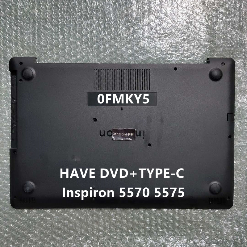 Nowy dla Dell Inspiron 15 5570 5575 LCD tylna pokrywa górna górna pokrywa klawiatura dolna pokrywa dolna skrzynka 0X4FTD 0TTK82 0M1FJK 0N9W2D: 0FMKY5