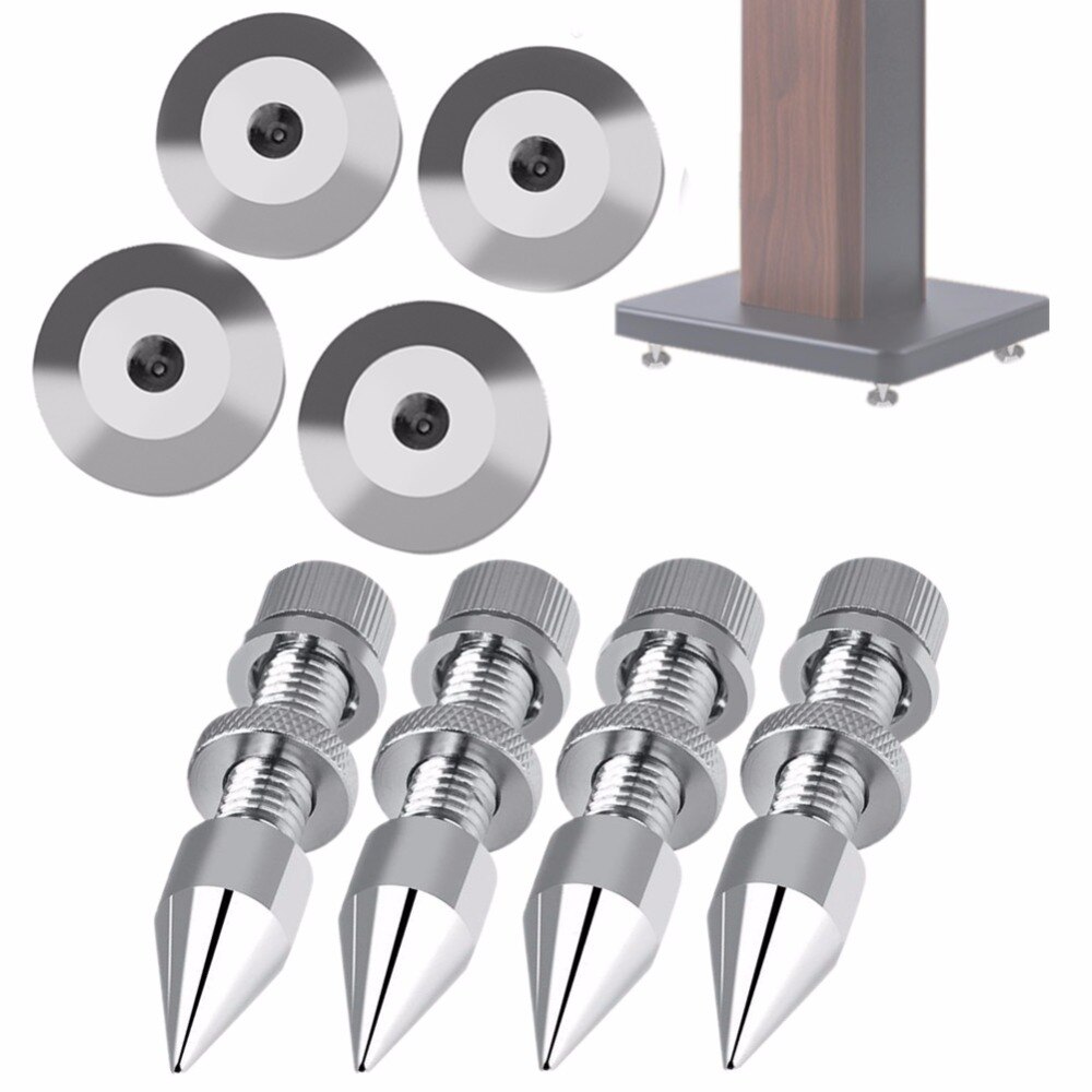 4PCS Speaker Spike Isolation Feet - Copper HiFi Shockproof Cone Base Pads