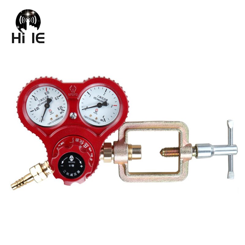 O2/ propan / acetylen / argon / brint / nitrogen  /co2 trykreducerende regulator flowmåler gasregulator flowmeter regulatorventil