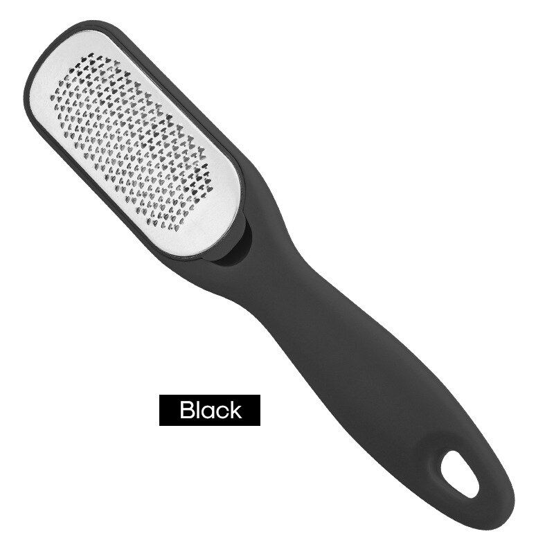 Noq Rvs Voet Bestand Metalen Dubbele Kanten Voet Scrub Voor Hakken Slijpen Pedicure Bestanden Voeten Cleaning Care Tools