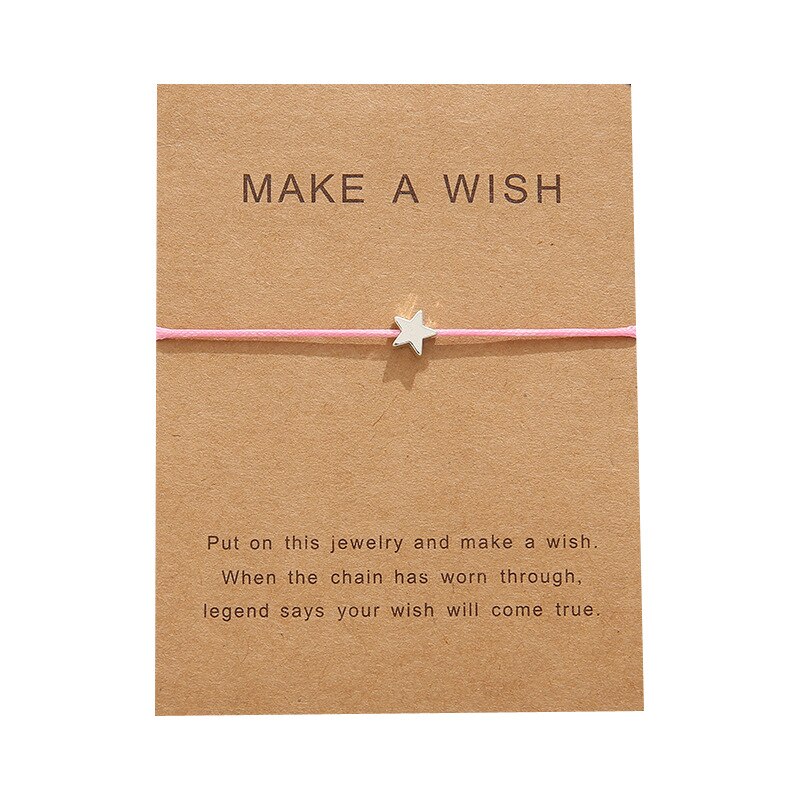 Mode Geweven Verstelbare Armband Met Kaart Infinity Liefde Ster Wrap Armbanden voor Meisjes Sieraden