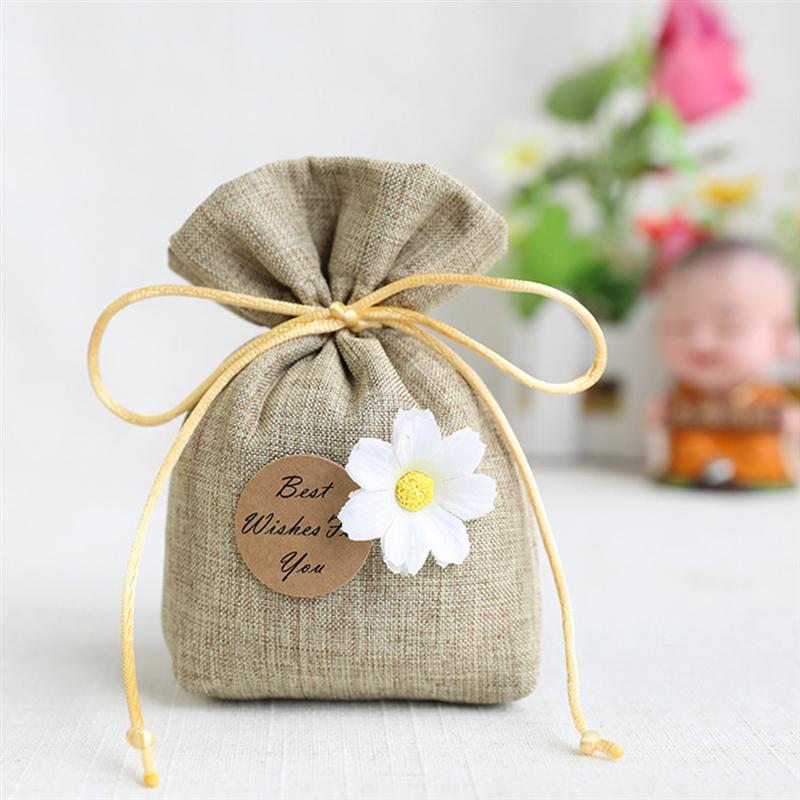 6 Pcs Empty Lavender Sachet Bag Fragrance Sachet Wardrobe Hangings Car Lavender Cotton And Linen Sachet Bedroom Storage Bag