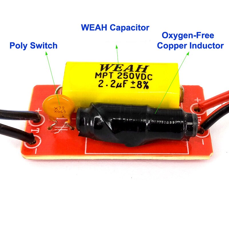 2 Pièces Test Appariement Condensateur Audio MKP 200 Uf 250 V DC ± 3
