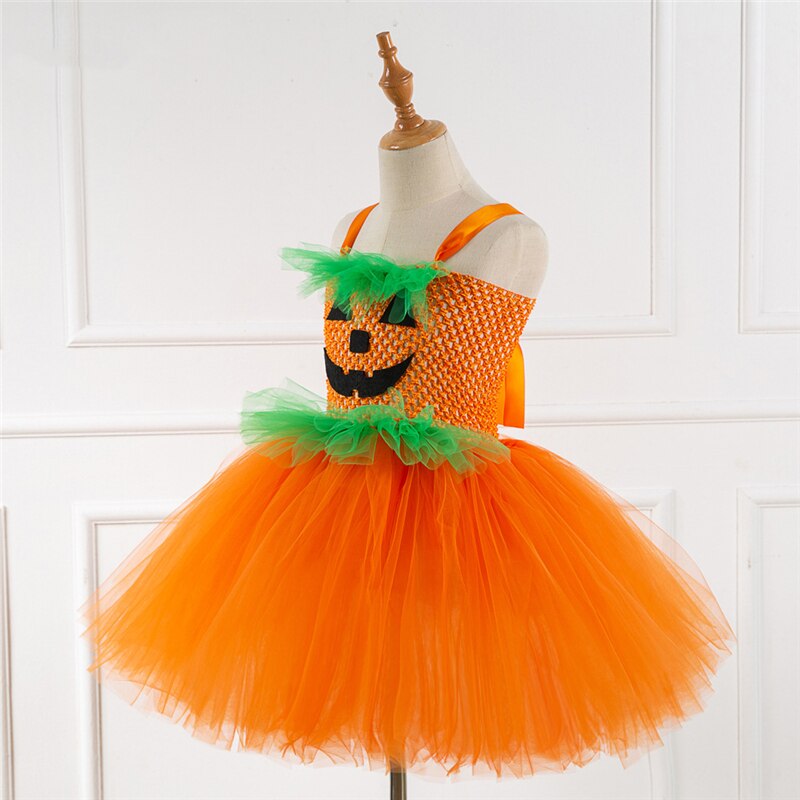 Meisjes Pompoen Kostuum Halloween Kostuum Voor Kinderen