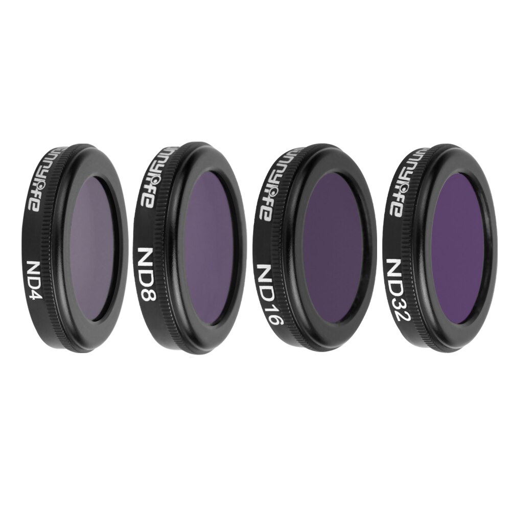 Multicoated lens camera filters kit til dji mavic 2 zoom  - nd4/nd8/ nd16/ nd32 filter drone tilbehør