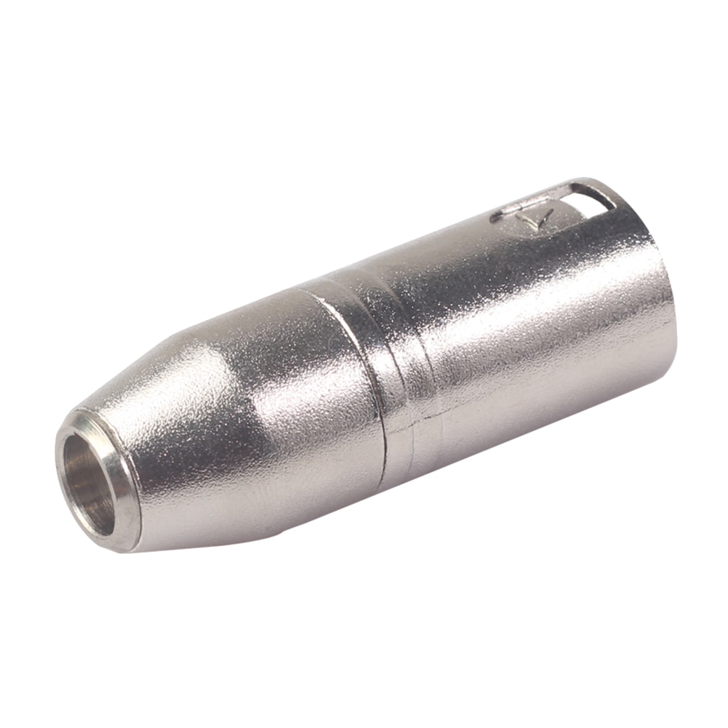 Mini Xlr 3 Pin Male Naar Xlr 3-Pin Male Plug Converter SA519 2.24X0.71X0.39 In