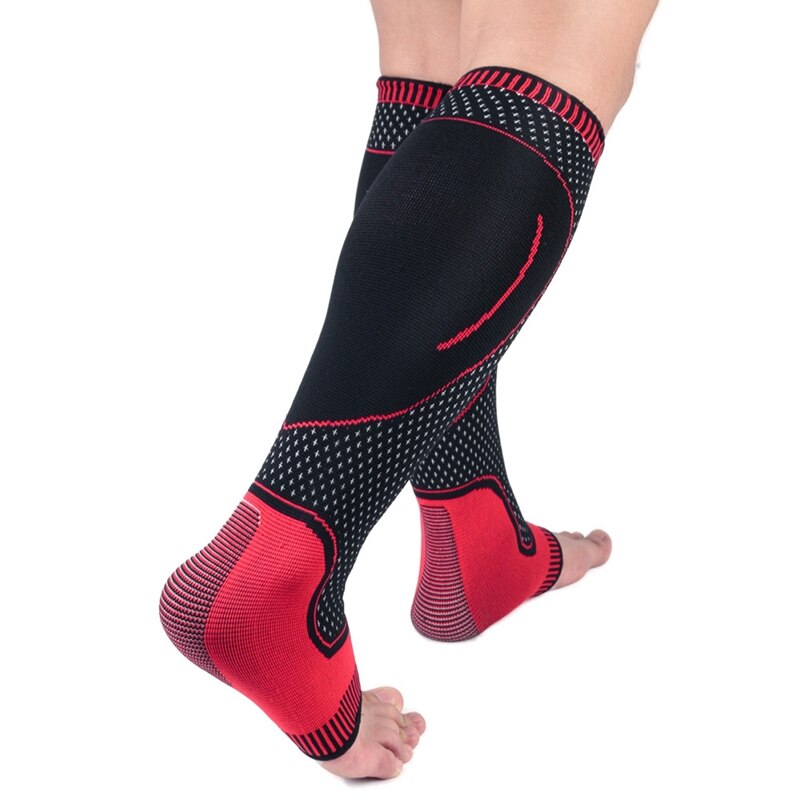 1pc Sports Safety Running Cycling Compression Sleeves Calf Leg Shin Splints Breathable Leg warmmers Sports Protection