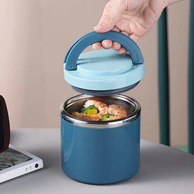 Stainless Steel Insulated Lunch Box Soup Cup Leakproof Milk Cup Bento Box Thermos Food Container Keep Warm Tableware