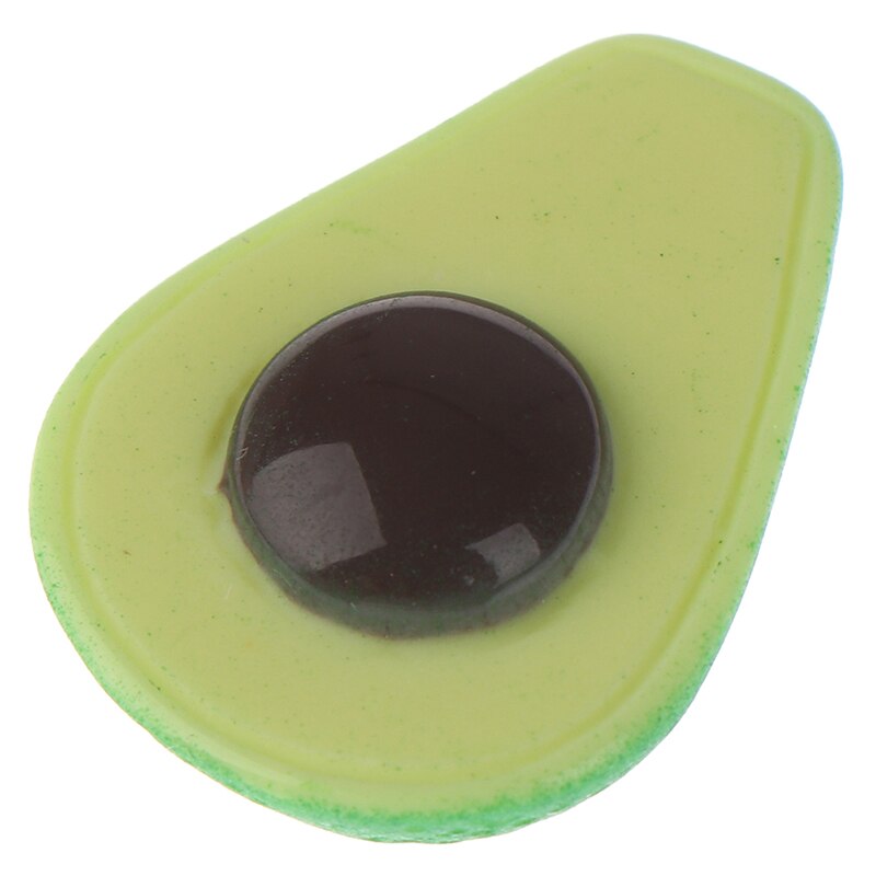 10pcs Avocado Slices Slime Supplies Toy Addition For Fluffy Clear Slime Resin Fruit Slices Charms Accessories
