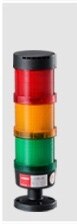 Stack Lamp Industrial Emergency Light LED Warning Light Industrial Light Tower DC12V/24V AC110V/220V/380V without Buzzer: 3Layers 12V no BUZ