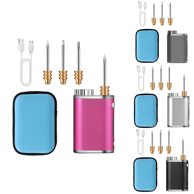 Draagbare Oplaadbare Soldeerbout Usb Draadloze Batterij Soldeerbout 1W-75W High Power Verstelbare