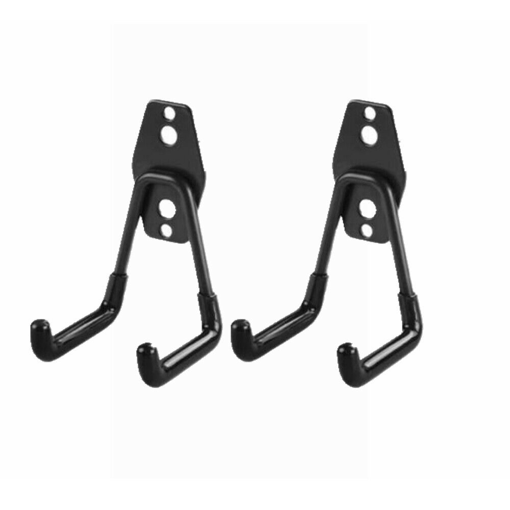 2Pcs Heavy Duty Ladder Hooks Wall Mount Bicycle Hanger Hooks Garden Bathroom Organizer Hooks Storage Tools