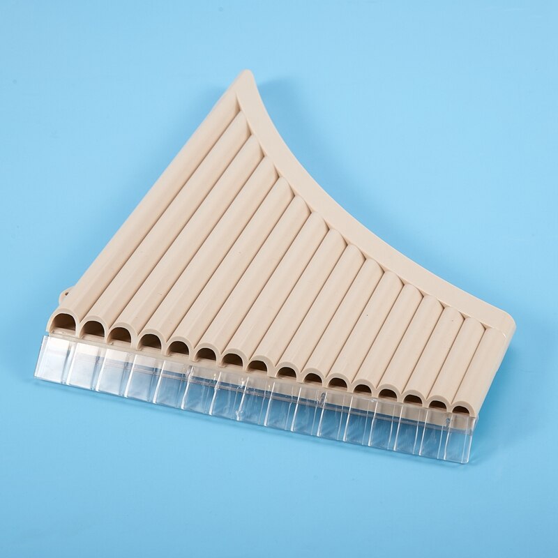 16 Buizen Pan Fluit Hars C Tone 16 Tube Leren Panflute Voor Beginner Indiase Muziek Instrument