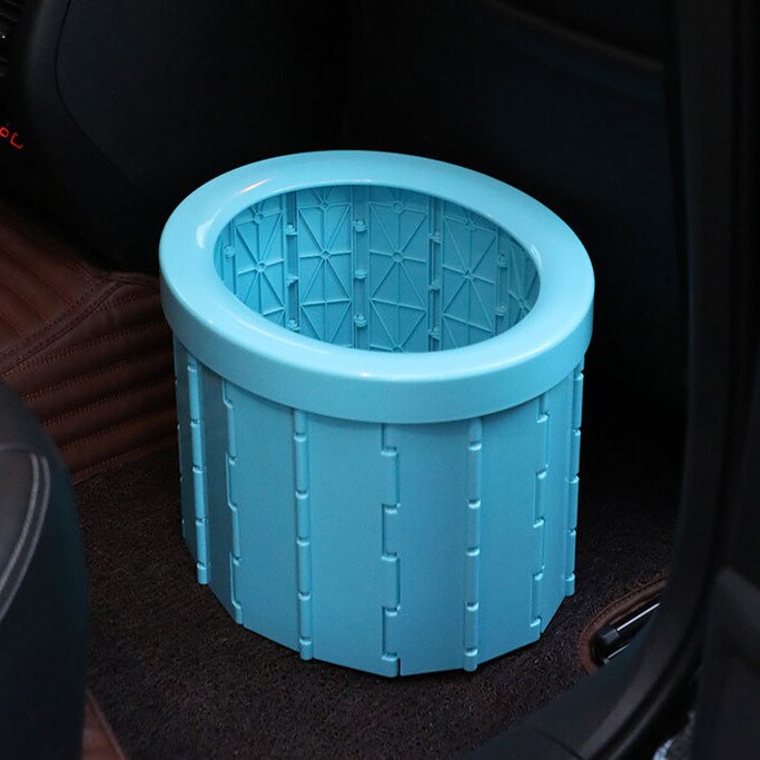 Portable Toilet Folding Commode Porta Potty Car Toilet Camping Toilet for Travel Bucket Toilet Seat for Camping Hiking Long Trip: black