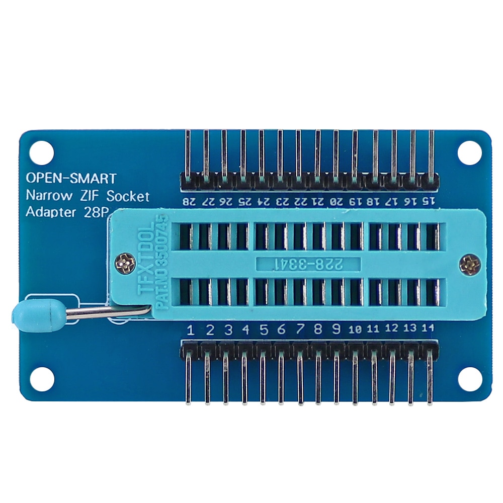 Smalle Lichaam Zif Socket Adapter 28P 2.54 Mm Pitch Module Voor Chip/Componenten/Module Quick Test Project