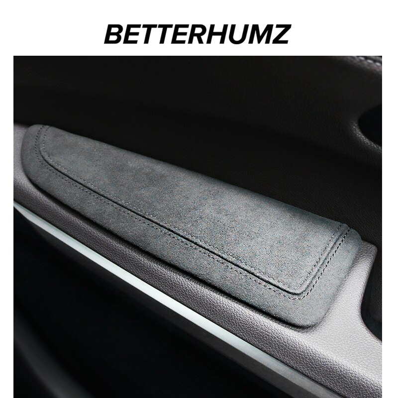 BETTERHUMZ-almohadilla de apoyo para Reposabrazos de coche, almohadilla de espuma de memoria suave, para BMW E46, E90, F20, F30, F32, F36, F10, G20, G30, X3, F25