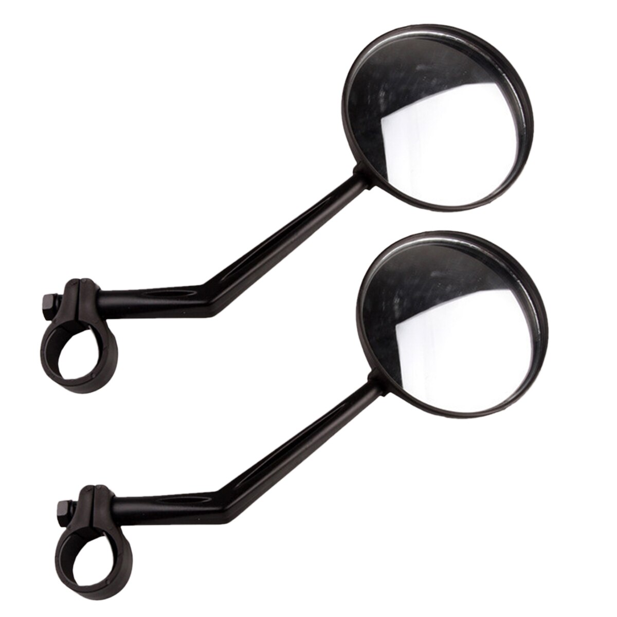 2pc Adjustable Universal Handlebar Rearview Mirror 360° Rotate Bike Rear View Mirror for Mountain Road Bikes Cycling Bicycle A20