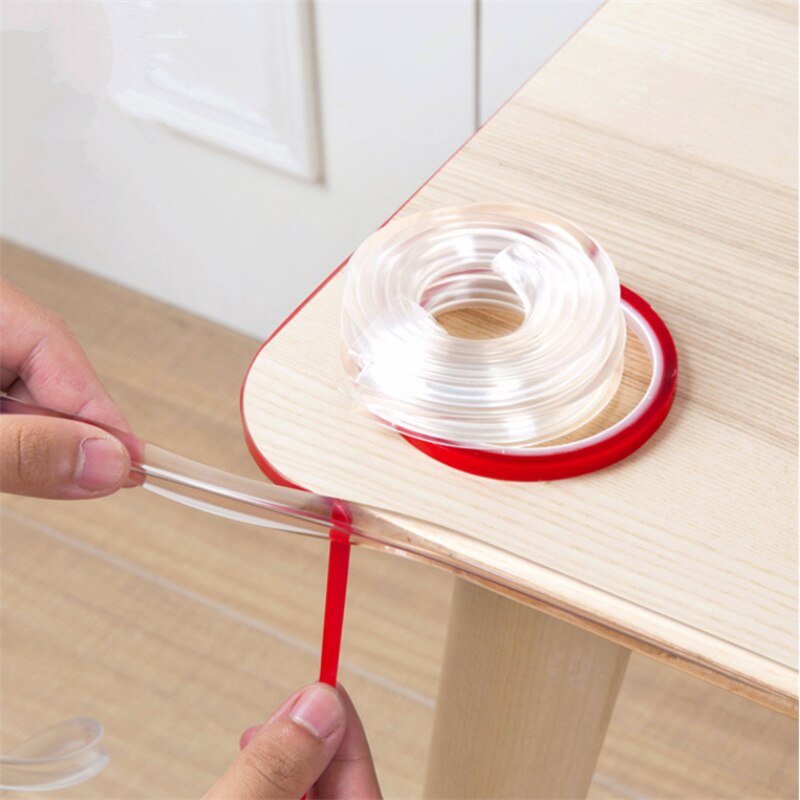 Bande de Protection pour bébés 1m | Protection coins de Table transparents pour meubles, pare-choc en PVC souple