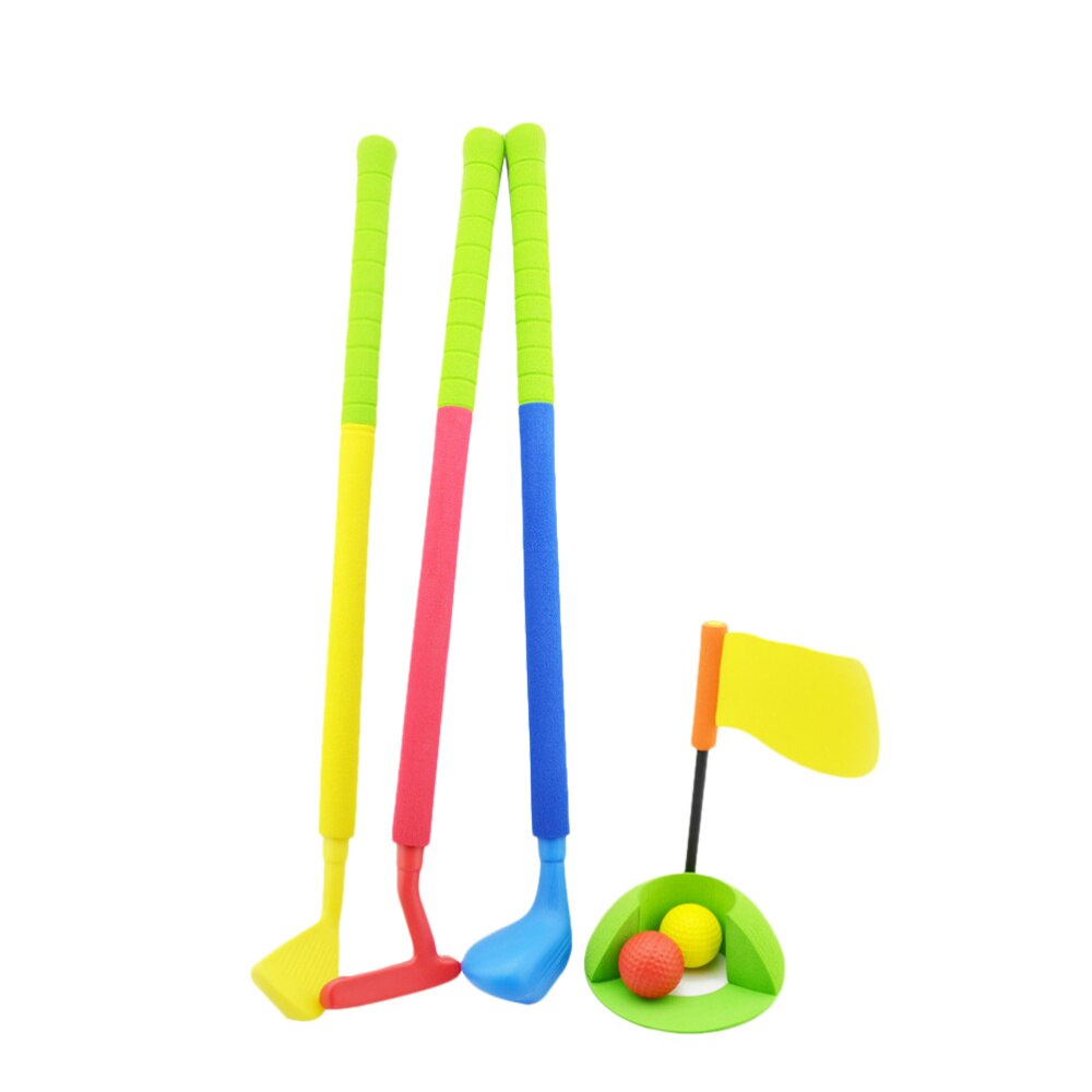 1 Set Kinderen Speelbal Set Golfs Game Set Mini Golfs Game Sport Set: Default Title