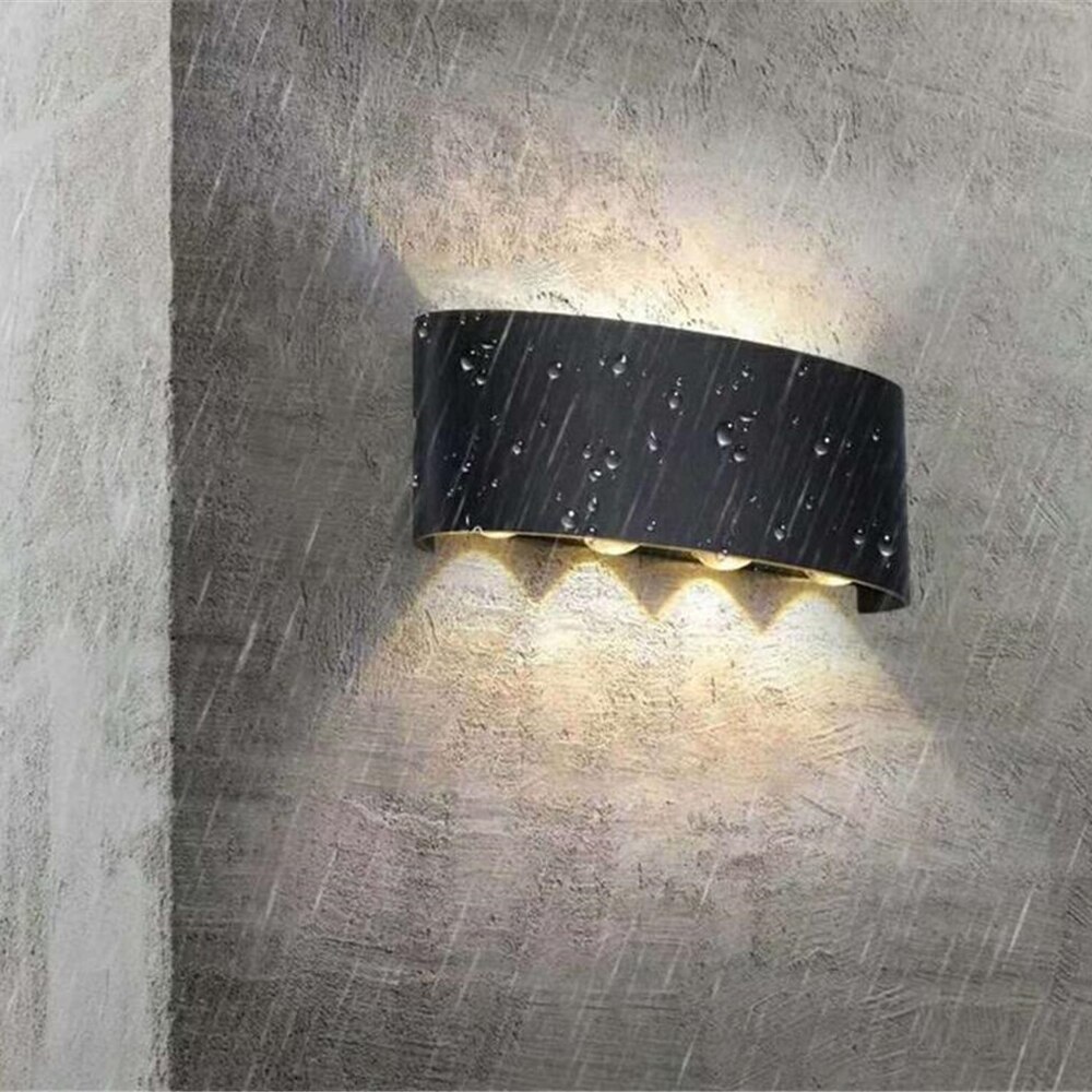 Waterdichte 6 w Led Wandlamp 85-265 v moderne Aluminium indoor outdoor Opbouw Led Tuin Veranda gang buitenmuur Licht