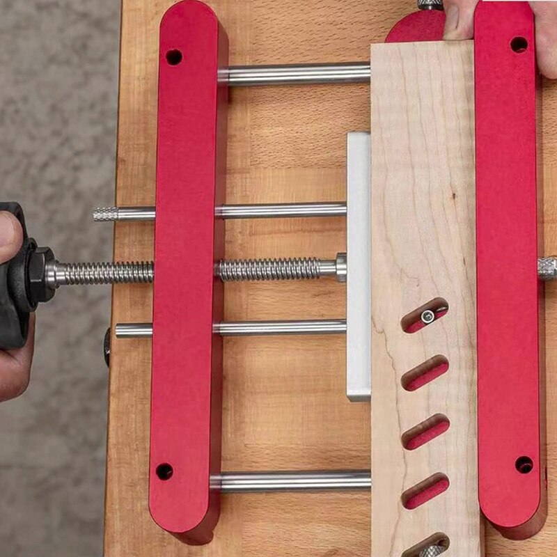 JHD-Precision Mortising Jig And Loose Tenon Joinery 2 In 1 Punch Locator Doweling Jig Connector Fastener Woodworking Tools