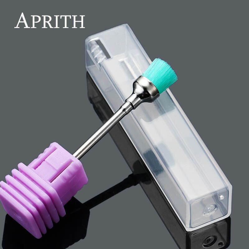 APRITH, 1 pieza, brocha para pulir uñas, torno eléctrico para manicura, accesorios, herramienta artística para uñas