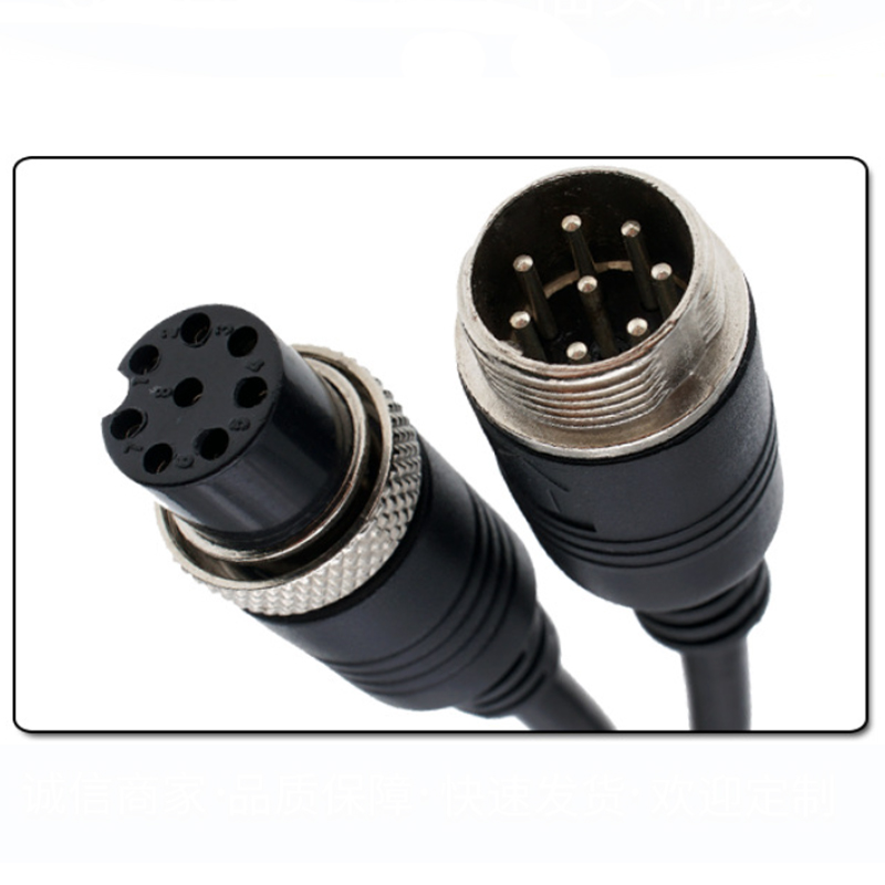 GX16 8 broches noyau mâle à femelle mâle femelle câble d'extension connecteur d'aviation pour caméra de vidéosurveillance sécurité DVR prise jack 3 5 mètres