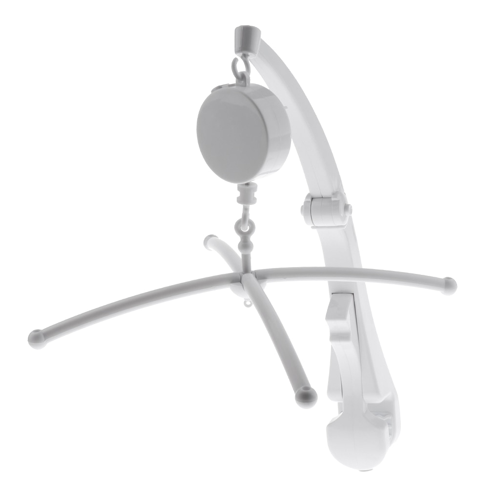 18 Inch Wind Up Mobile Music Box Baby Crib Nursery Mobiles, Bed Bell Toy Holder Arm Bracket for Custom Mobiles