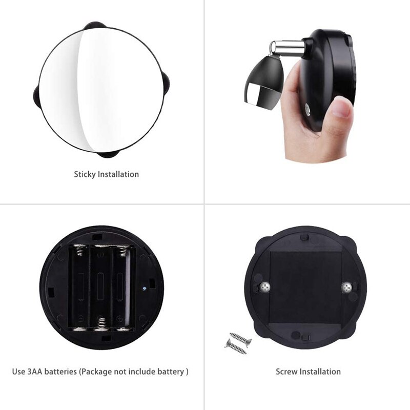 ABSF Wireless Spotlight Indoor,Battery Operated Accent Lights Art Lights for Paintings,LED Wall Light with Remote (2 Pack)