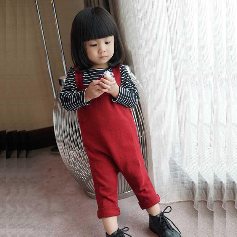 Lente Baby Jean Overalls Jongens Meisjes Katoen Harem Gebreide Broek Baby Kids Peuters PP Broek Baby Harembroek