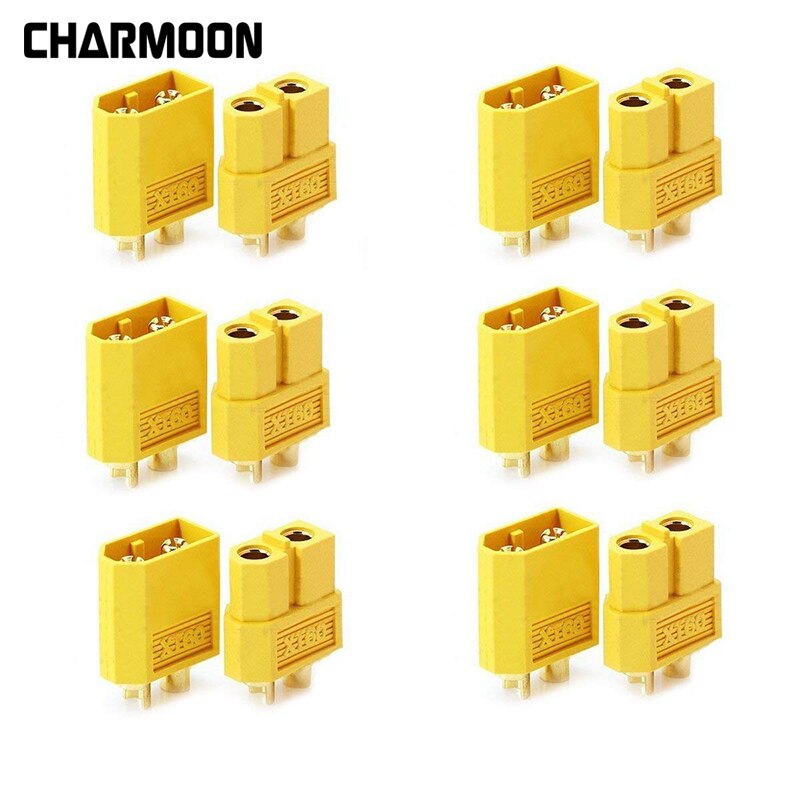 10 stück /20 stück  xt60 stecker-auf-buchse-t-stecker-Adapter für diy-rc-modell-lipo-akku-regler-ladegerät