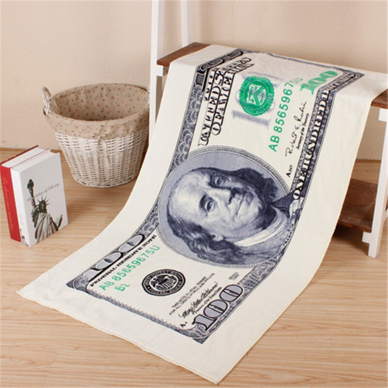 Flaga BZ361 z dolarem bawełniane ręczniki kąpielowe ręcznik plażowy ręcznik robić jogi gobelin robić dekoracji domu rzuć ręcznik