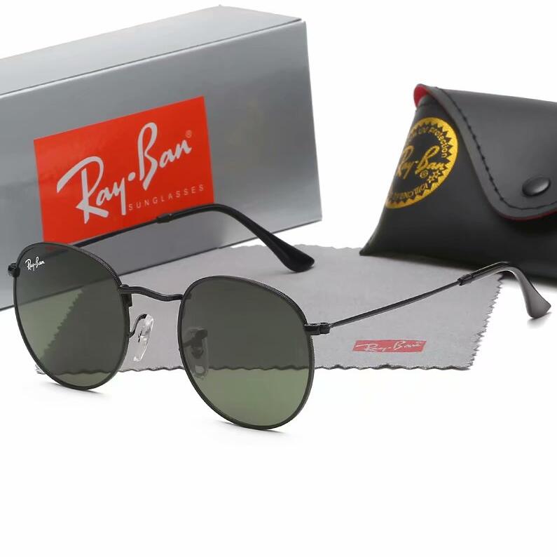 Rayban-frete grátis 2020 novas chegadas para homens mulher caminhadas eyewear marca de alta qualidade sunglasse outdoor glasse rb3447: NO3447-7