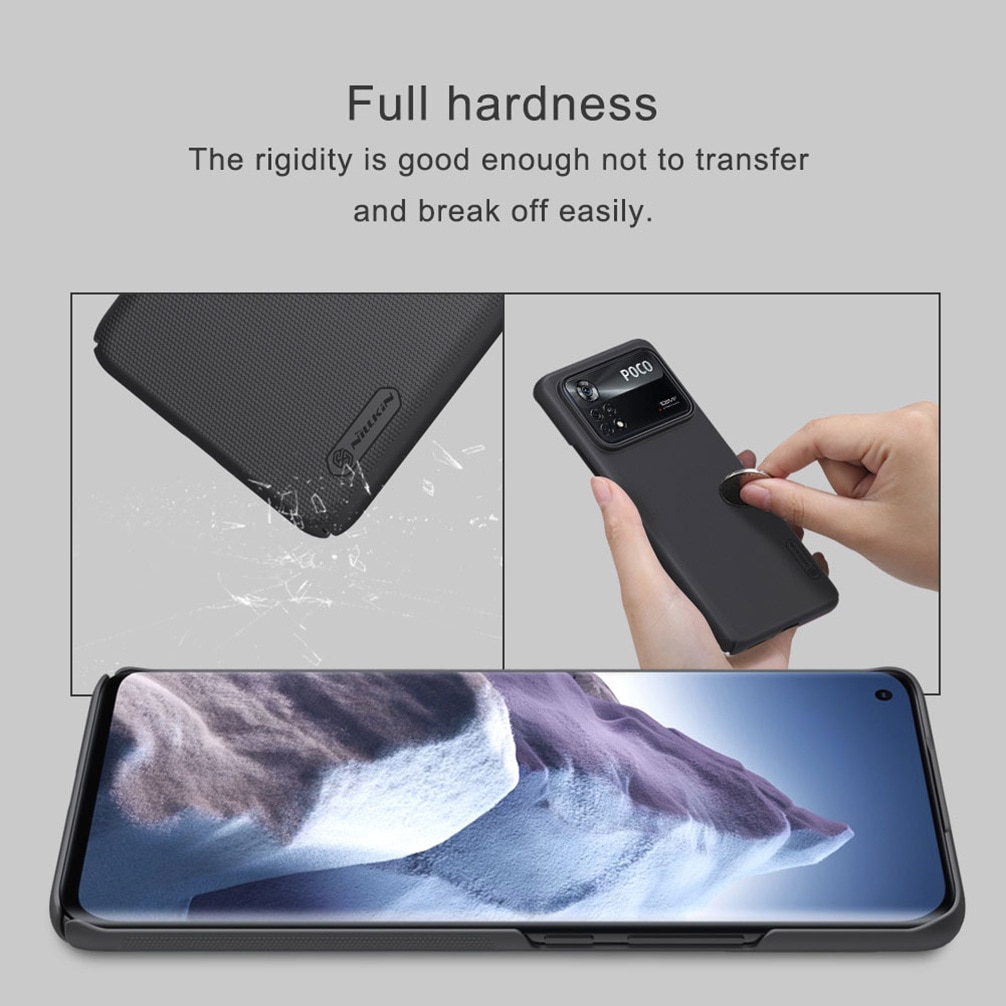 For Xiaomi Poco X4 Pro 5G Case Nillkin Super Frosted Shield Ultra-Thin PC Phone Shell For Xiaomi Poco X4 Pro 5G Back Cover