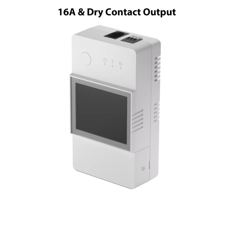 Sonoff th elite 16/20a wifi slimme temperatuur- en vochtigheidsregelaar met ewelink afstandsbediening, compatibel met alexa en google.: Bundel 1