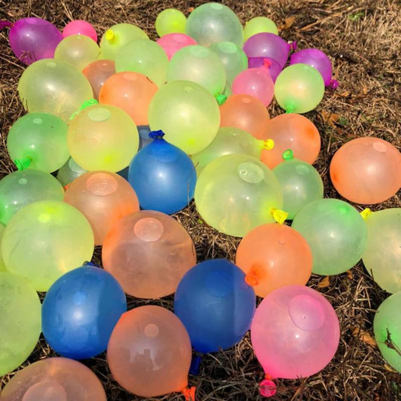 111 sztuk wielobarwność lateksowe wypełnienie balon wodny dla dzieci letnie zabawki plażbyć winnym na świeżym powietrzu