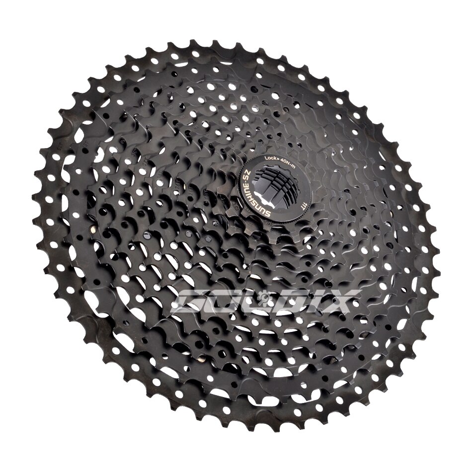 Sonnenschein schwarz fahrrad freilauf mtb fahrrad kassette k7 8/9/10/geschwindigkeit hg struktur spezifikation für shimano sram