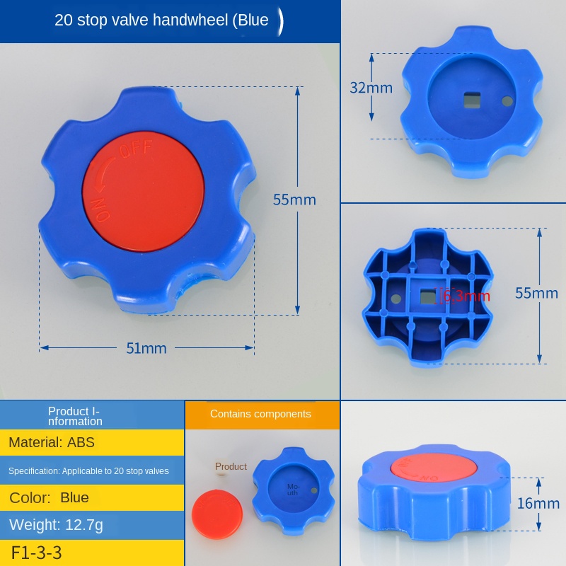 PPR Globus Ventil Spule Kupfer Tor Ventil Heißen und Kalten Wasser Rohr D20 25 32 1/2 in 3/4 in Rohr armaturen Zubehör: 20 Handwheel Blau