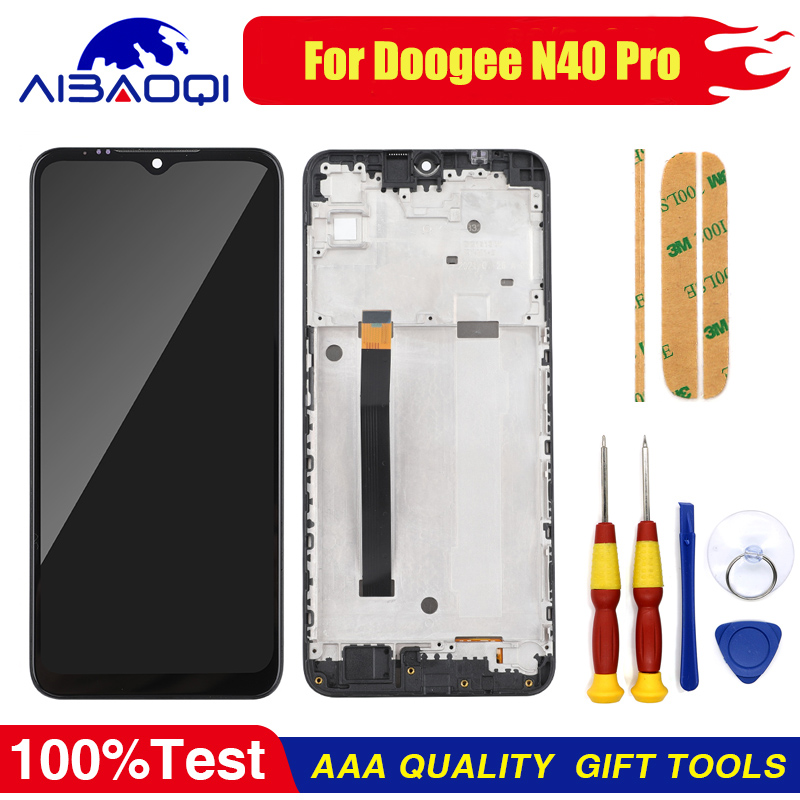 Neue Original Touchscreen LCD Display Für DOOGEE N20 Y9 Plus Mit Rahmen Ersatz Teile + Zerlegen Werkzeug + 3M Klebstoff