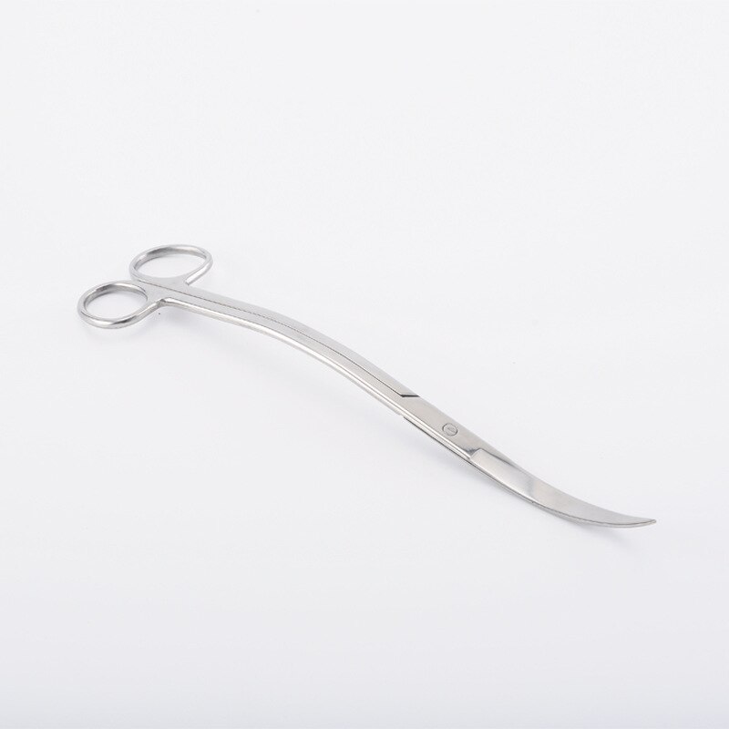 Gerade Gebogen Pinzette Schere Algen Schaber Edelstahl Aquarium Anlage Werkzeuge: 48cmCurved Tweezer