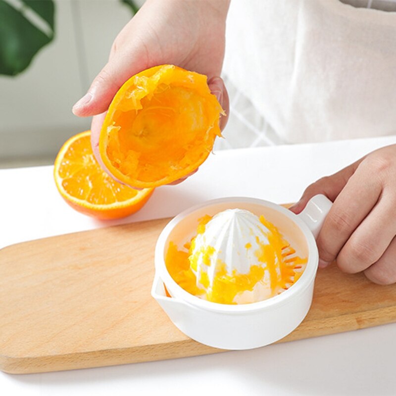 Portable Lemon Orange Manual Juicer, Lemon Squeezer, Orange Squeezer, Rotary Squeezer, Easy To Cut(2 PCS)