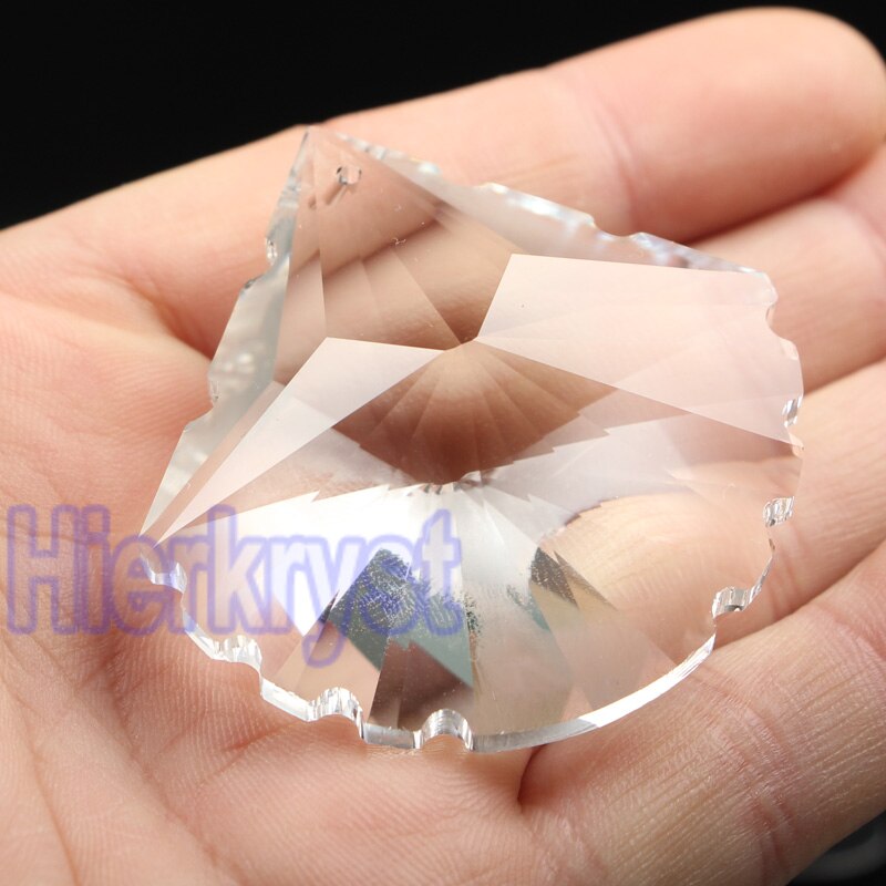 Hierkyst 1 pc k9 glazen kristalprisma's hangers kroonluchters onderdelen lusters regenboog lamp verlichting hang druppels 50mm 2 "  #1919