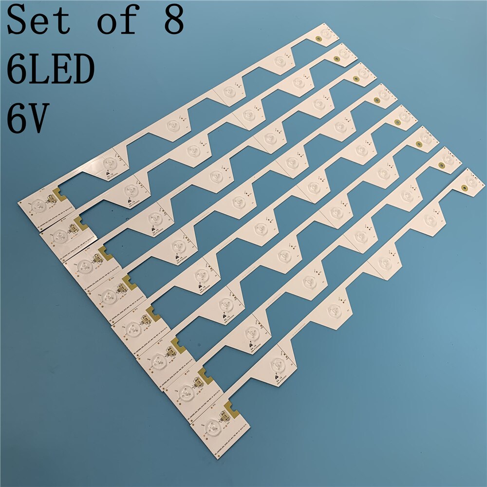 1set=8pieces TCL B50A658U Led backlight TMT-50E5800-8X6-3030C-6S1P-W44 P96REV.V4