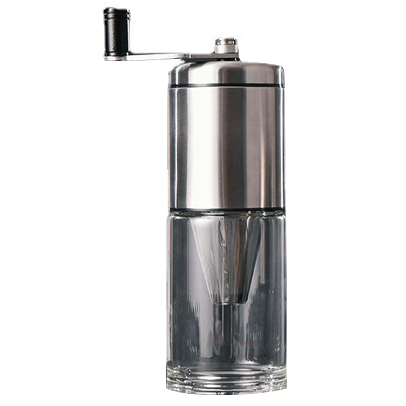Stainless Steel Manual Coffee Grinder Kitchen Tools Coffee Bean Grinder Portable Hand Crank Mill Spice Grinder: Default Title