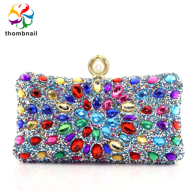 Gold Aluminum Women Small Envelope Clutch Chain Shoulder Bags Ladies Evening Crossbody Handbag and Purse