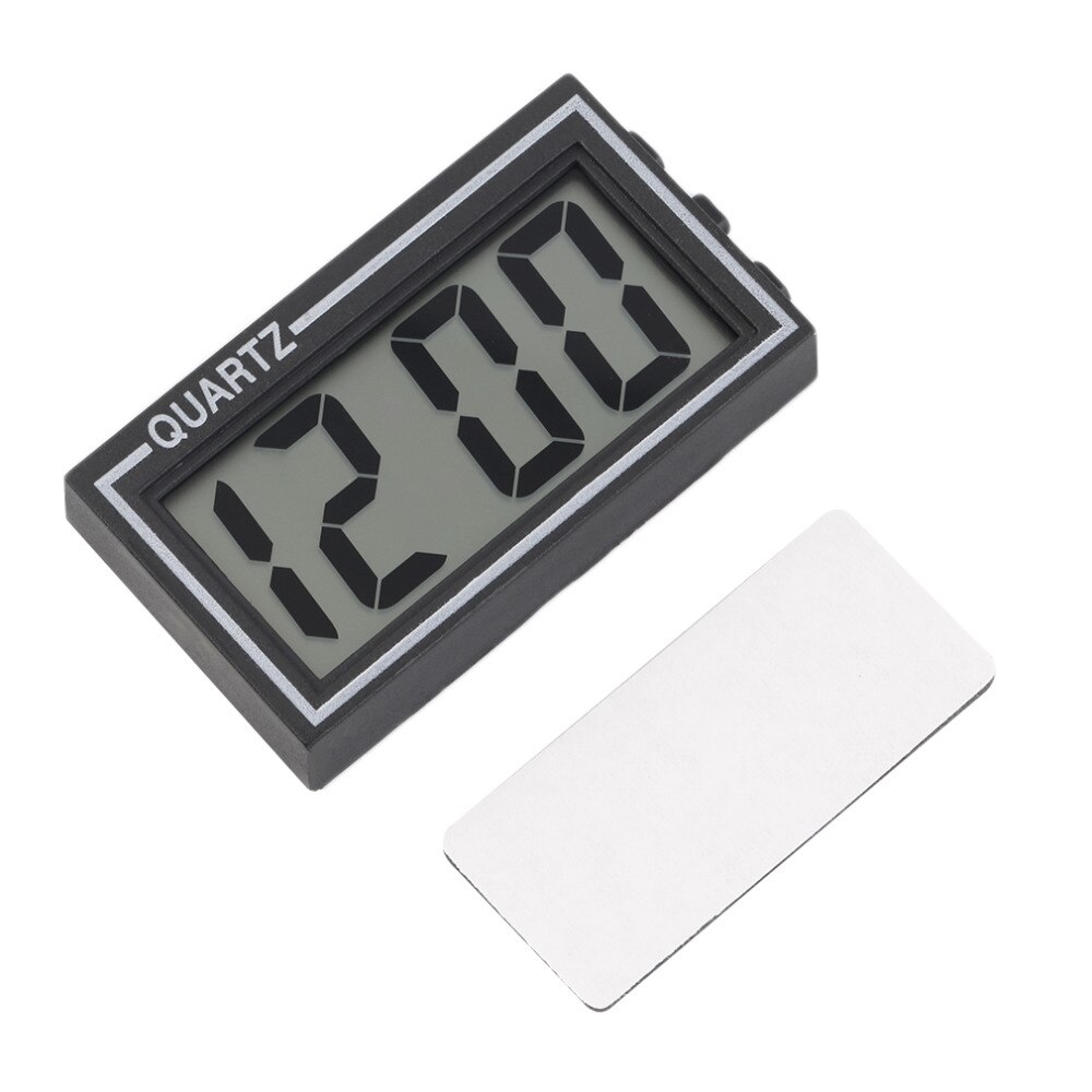 Digital LCD Table Car Dashboard Desk Date Time Calendar Small Clock