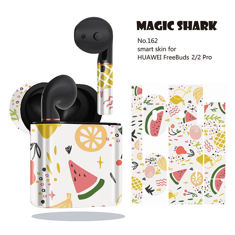 Magie Hai Beere Ananas Zitrone Melone PVC Aufkleber fallen Abdeckung wickeln Haut für Huawei Freebuds 2/2 Profi Kopfhörer