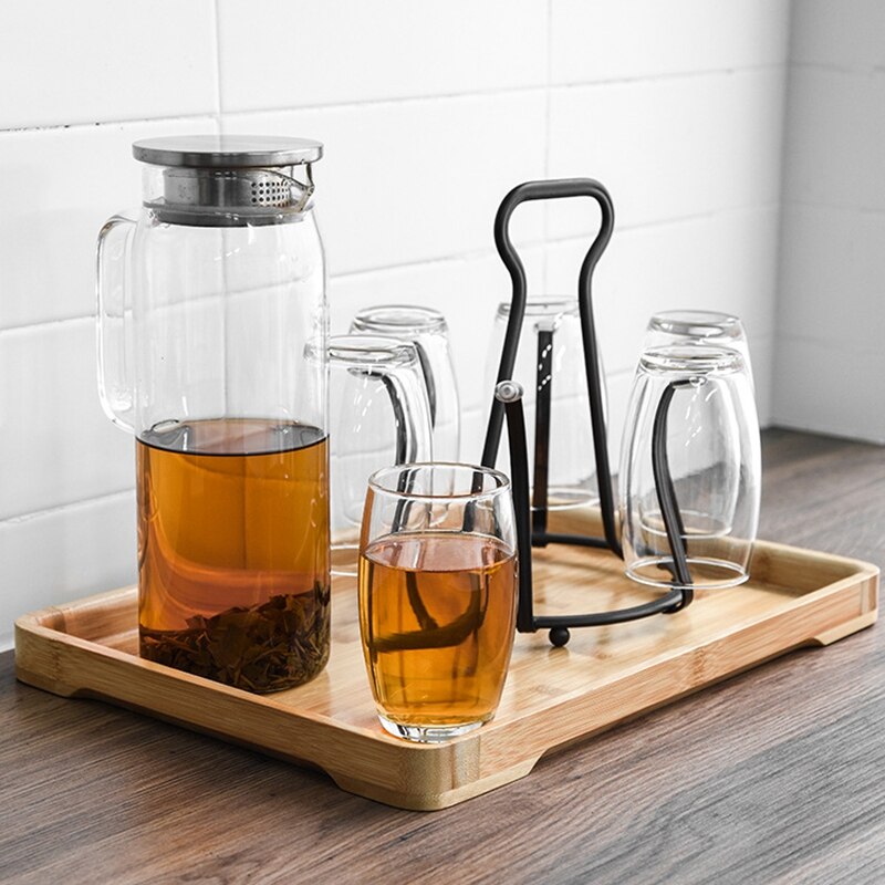 Support de verre en verre Portable thé tasse à café support de séchage support de tasse pour fournitures de cuisine organisateur à la maison